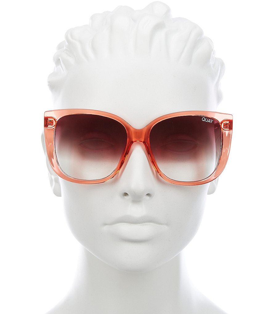 Quay Australia Ever After Oversized Rounded Square Sunglasses