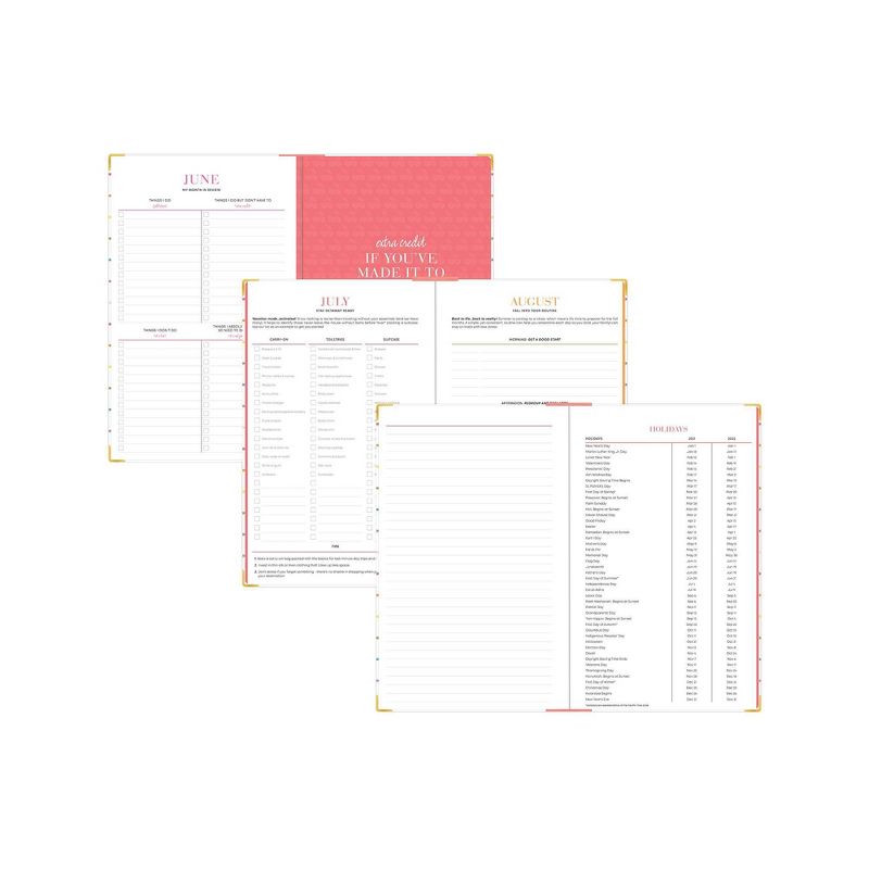 2021-22 Academic Planner 5" x 8" Hard Cover Weekly/Monthly Bookbound Skinny Mini - The Home Edit