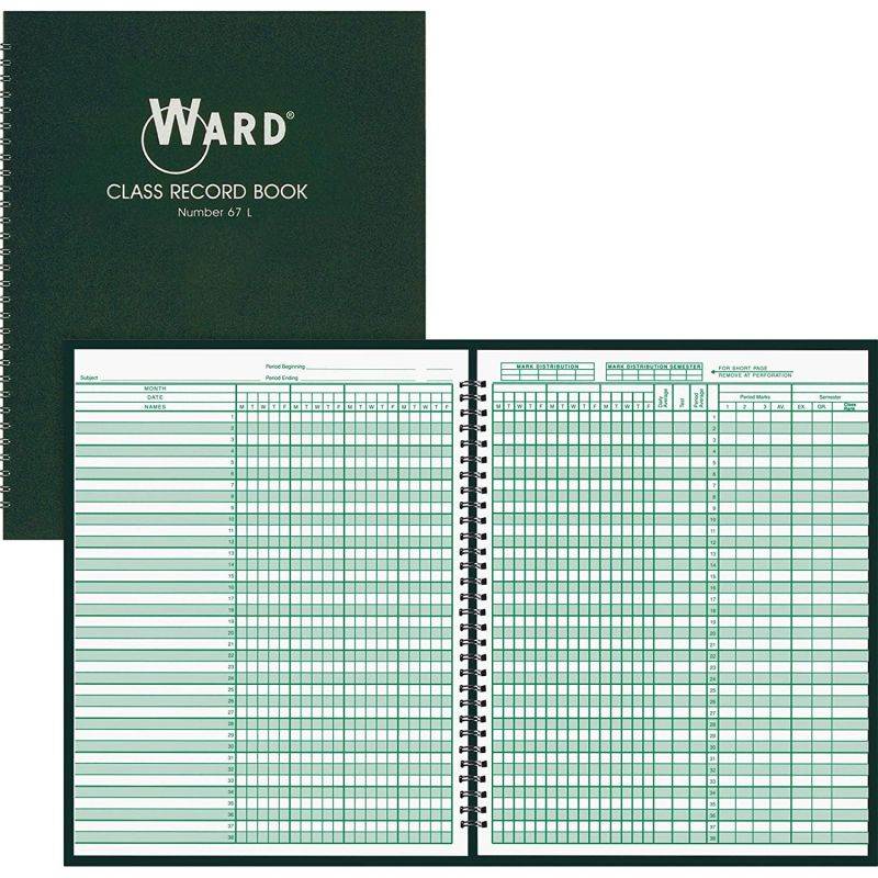 Ward Class Record Book, White