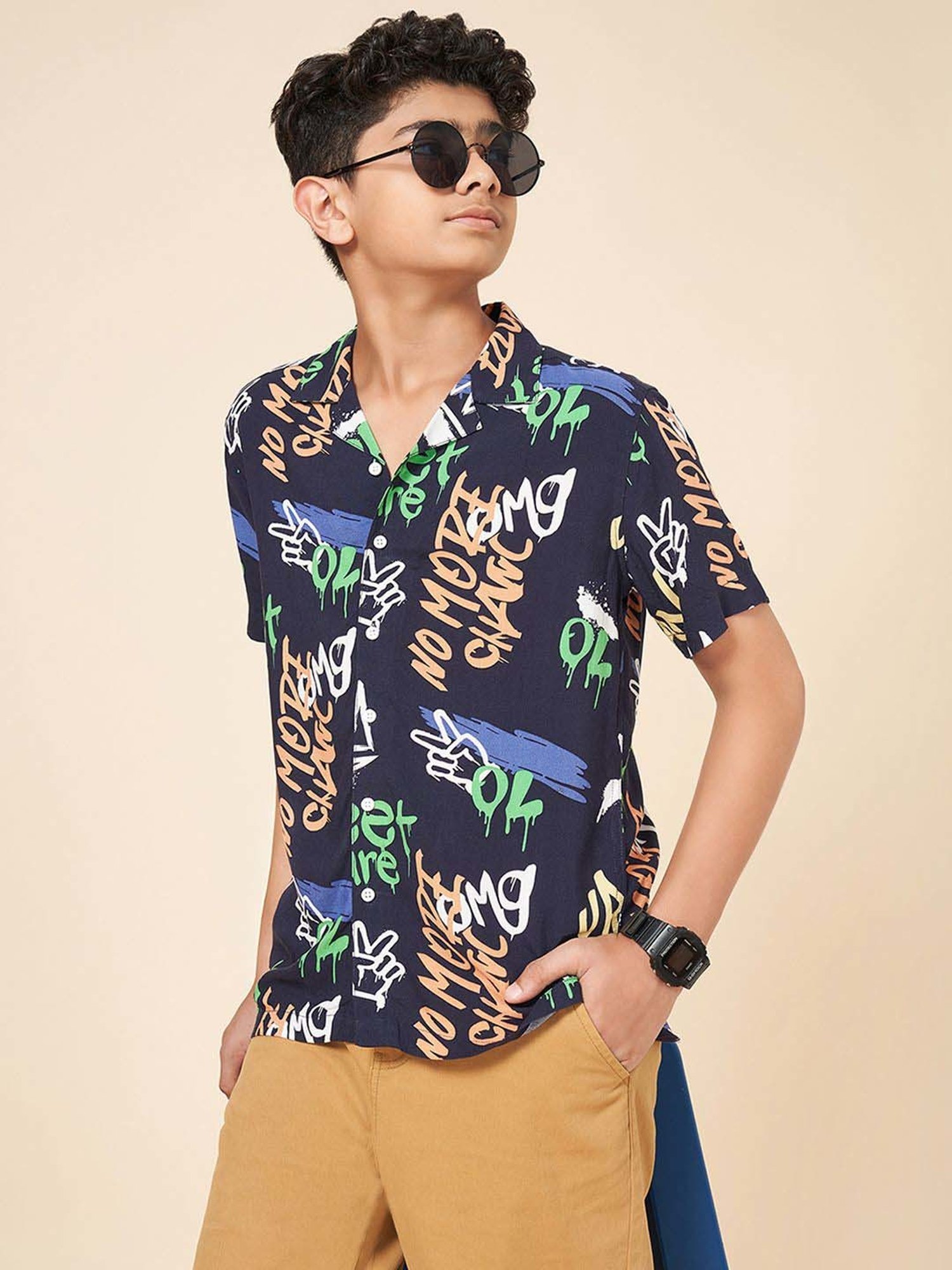 Coolsters by Pantaloons Boys Naval Academy Printed Shirts