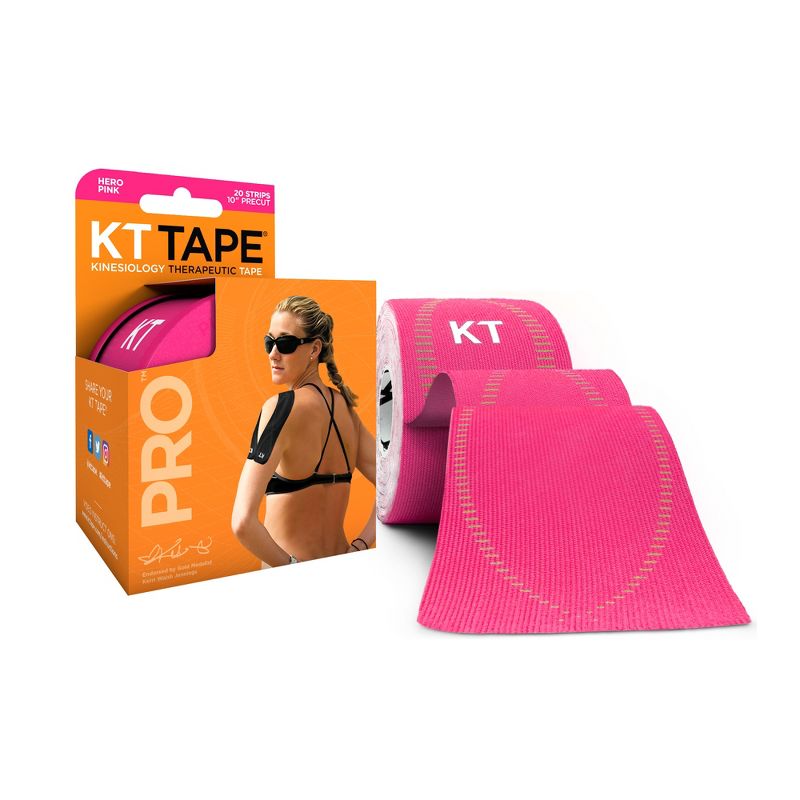 KT Tape Pro Athletic Tape 20ct - Pink