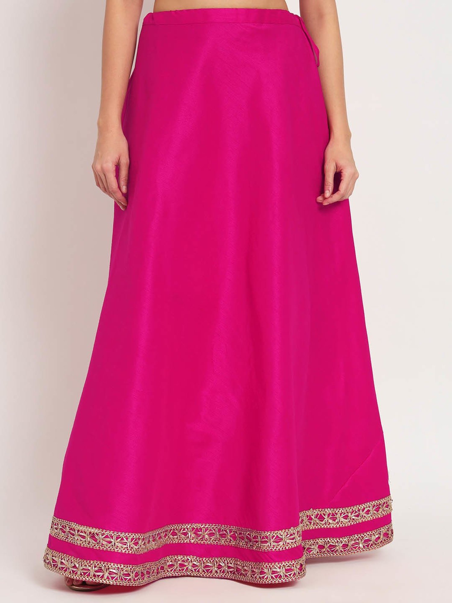 studiorasa Pink Dupion Skirt