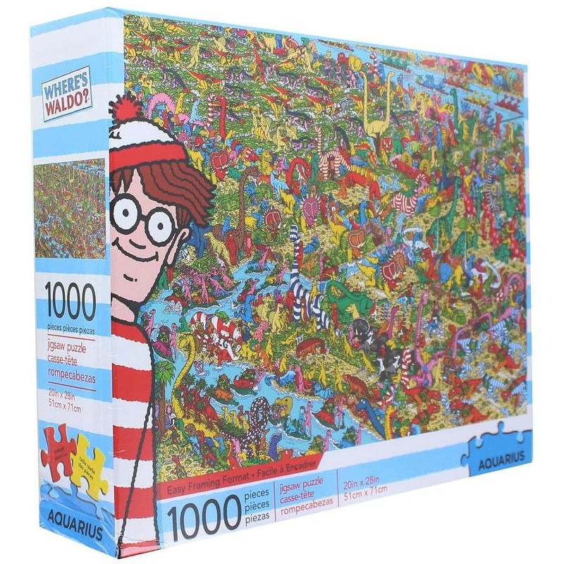 NMR Distribution Wheres Waldo Dinosaurs 1000 Piece Jigsaw Puzzle