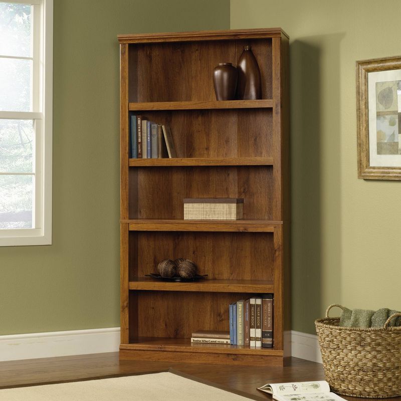 70" Bookcase Abbey Oak Brown - Sauder