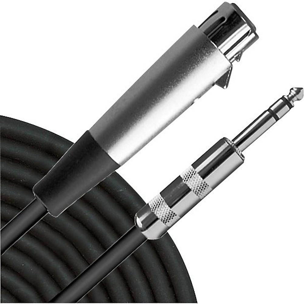 Livewire Advantage Interconnect Cable 1/4" TRS Male to XLR Female 3 ft. Black
