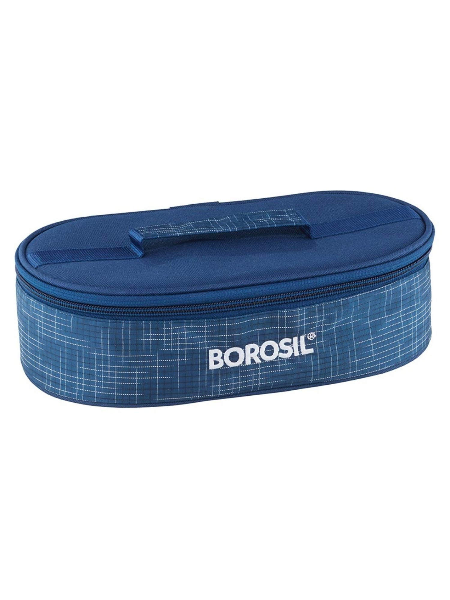Borosil Grey Stainless Steel Lunch Box - Set of 4
