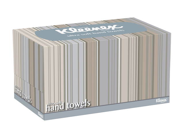 Kleenex Hand Towels (11268), Ultra Soft and Absorbent, Pop-Up Box, 70 Paper Hand Towels / Box