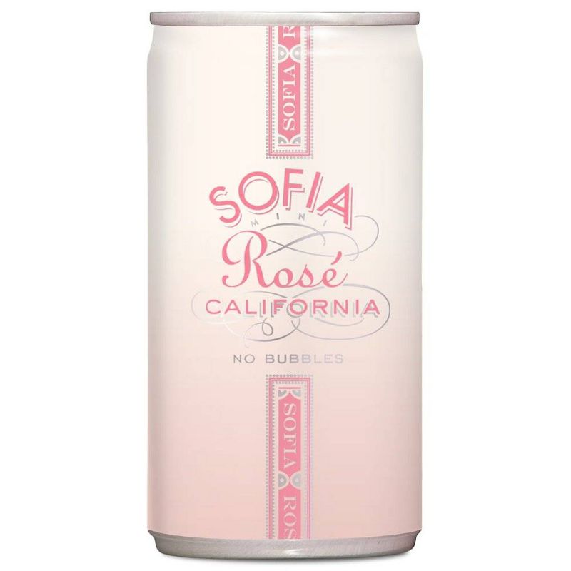 Francis Coppola Sofia Rosé Wine - 4pk/187ml Cans