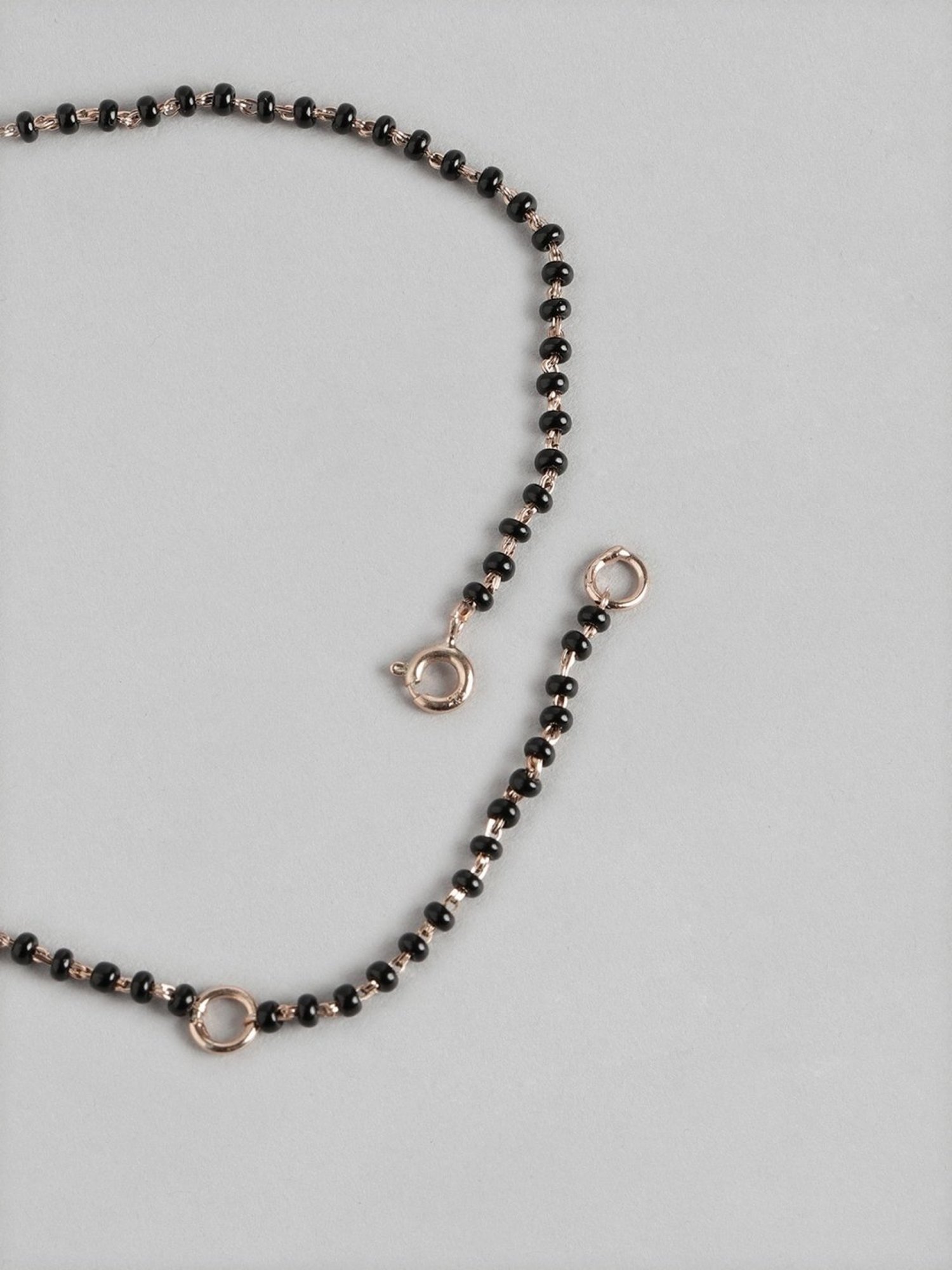 March by FableStreet 92.5 Sterling Silver Floral Mangalsutra for Women