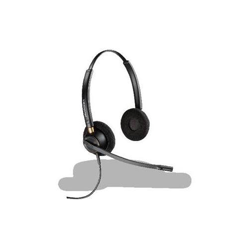 PLANTRONICS 89434-01 EncorePro HW520 Headset Stereo - Wired - Over-the-head - Binaural - Supra-aural - Noise Cancelling Microphone