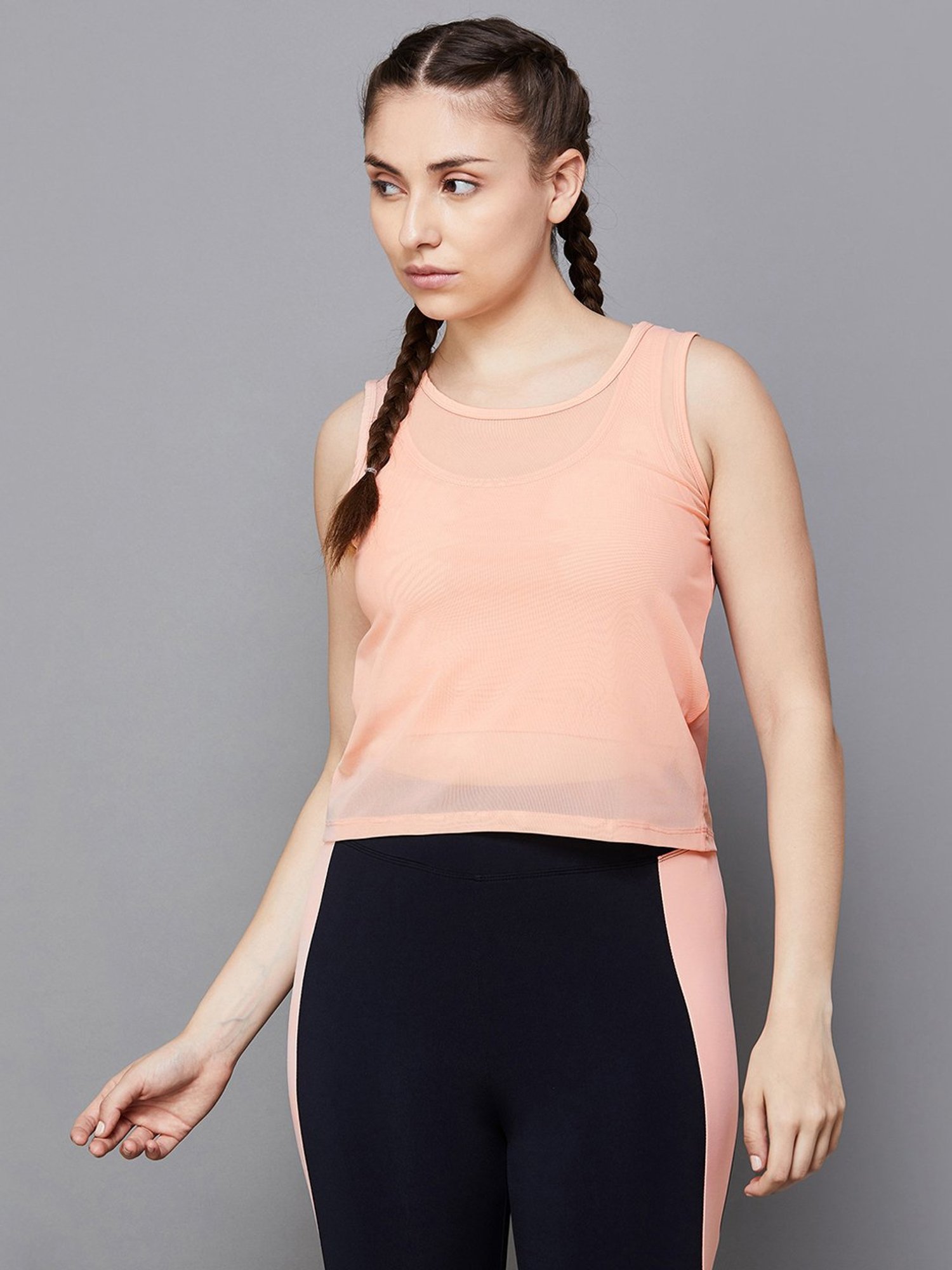 KAPPA Peach Regular Fit Sports T-Shirt