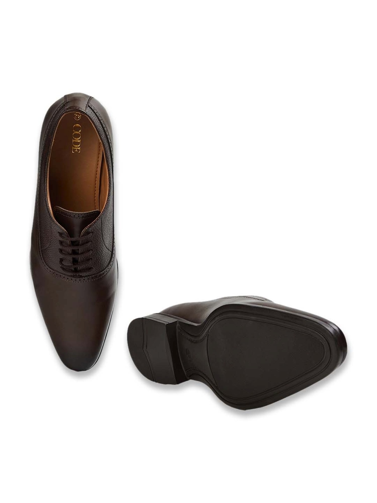 Code by Lifestyle Men's Brown Oxford Shoes