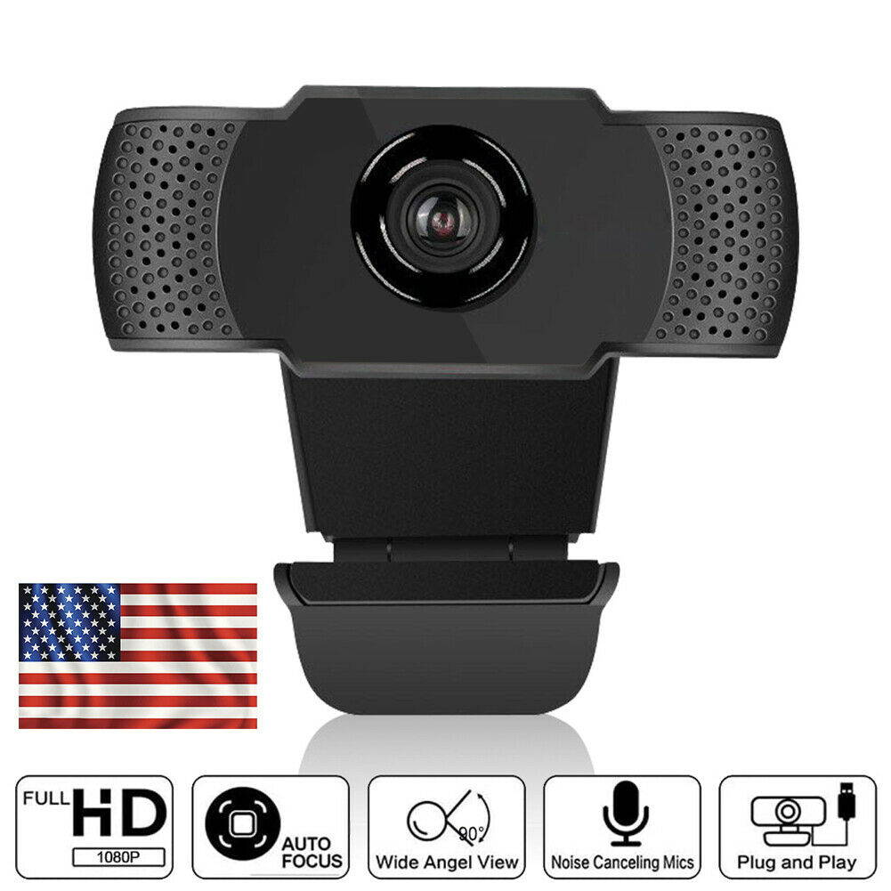 USB Digital Live Webcam Clip On Chat Notebook Stereo Audio High Definition