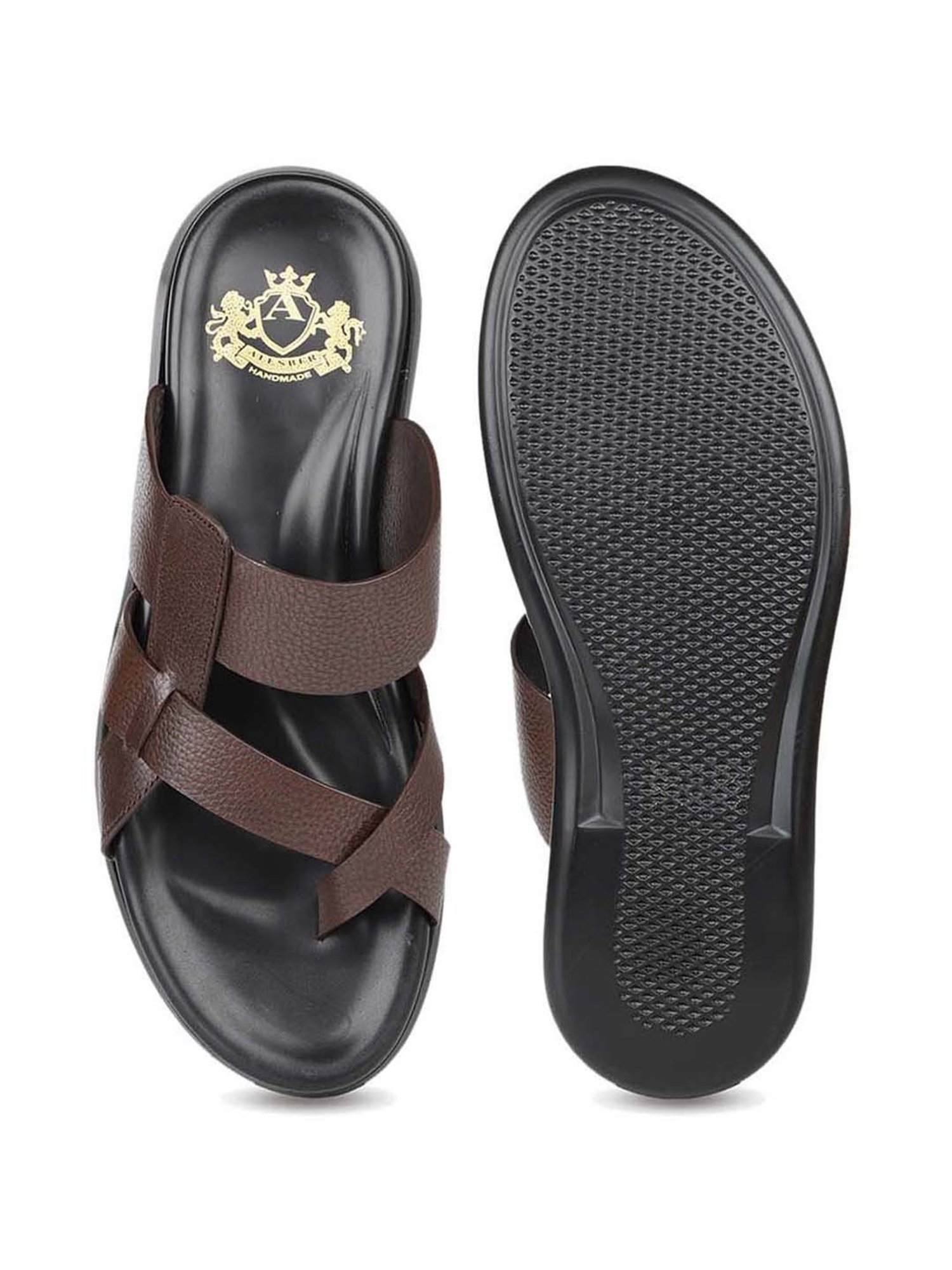 Atesber by Inc.5 Men's Brown Toe Ring Sandals