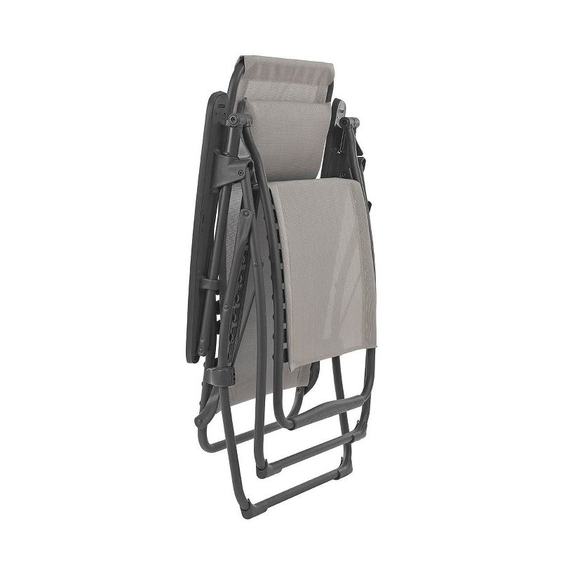 Copa Backpack Single Position Folding Aluminum Beach or Poolside Lounge Chair with Backpack Straps, Dark Blue