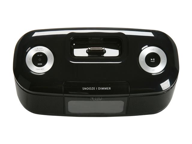 iLuv Vibro Desktop Alarm Clock with Bed Shaker for iPod                                                        iMM153BLK