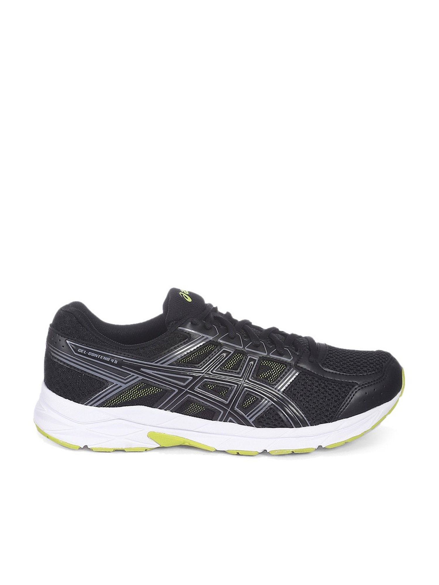 Asics Men's GEL-Contend 4B Black Running Shoes