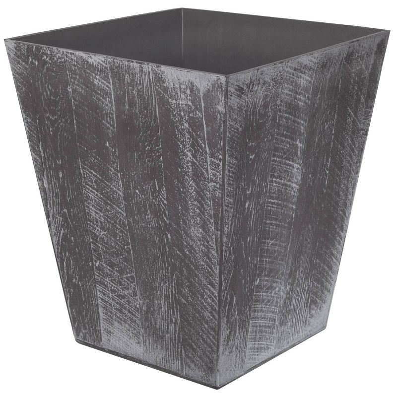 2pk 16" Square Resin Farmington Planters Gray - Suncast