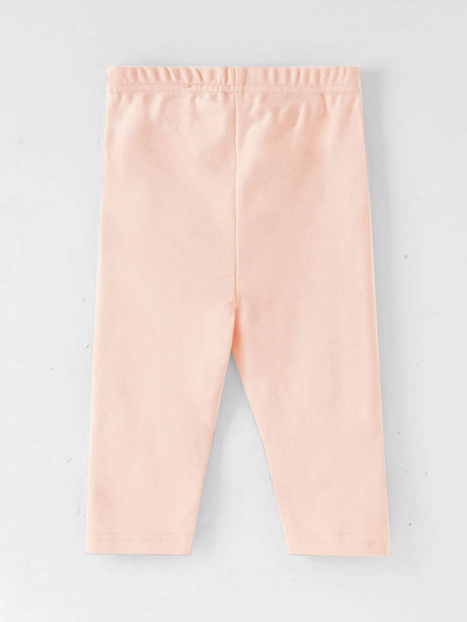 Ed-a-Mamma Baby Peach Solid Leggings