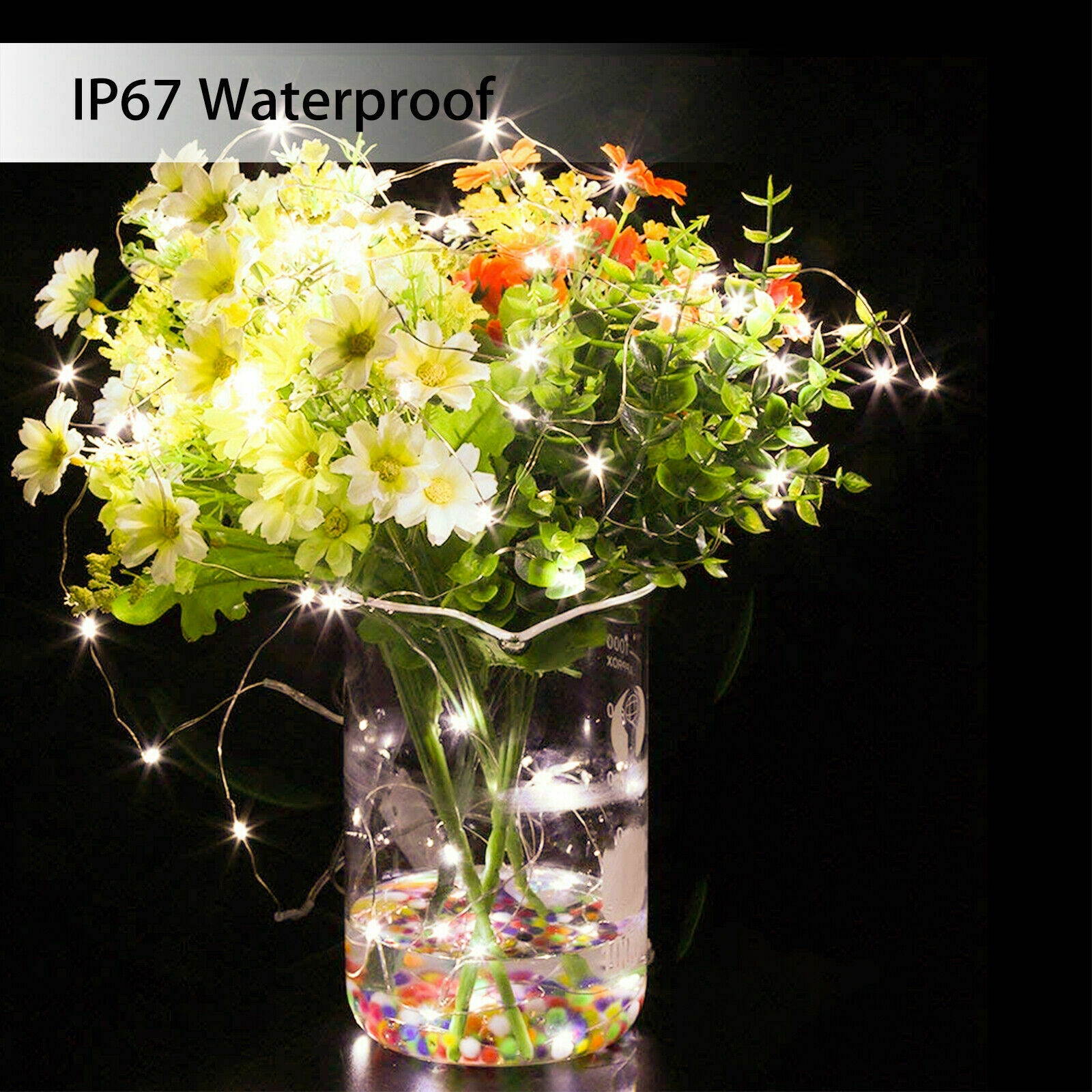 300LED Party Wedding Curtain Fairy Lights USB String Light Home w/Remote Control