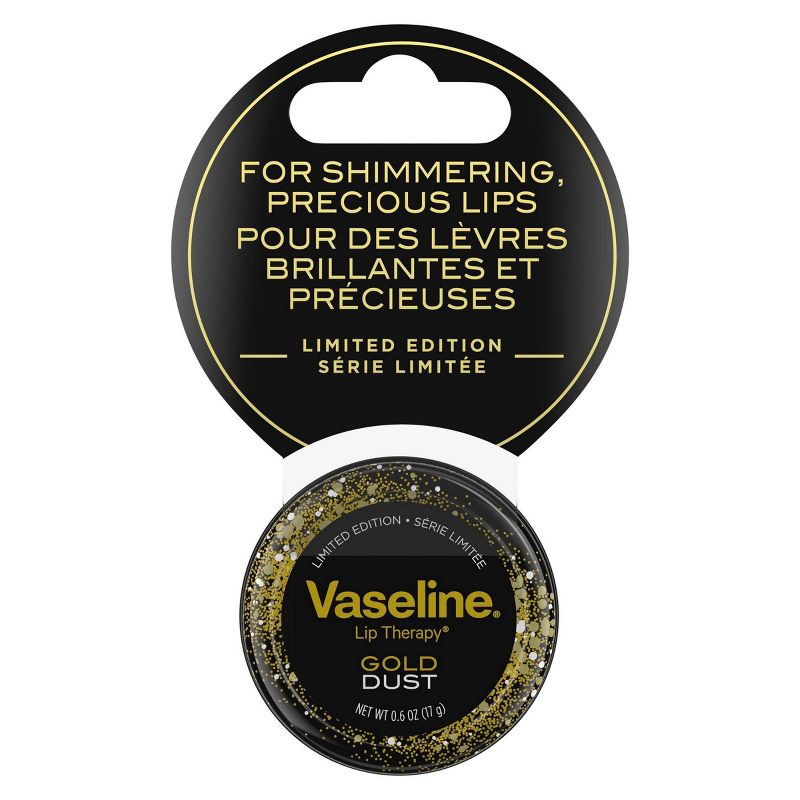 Vaseline Gold Dust Lip Tin - 0.6oz