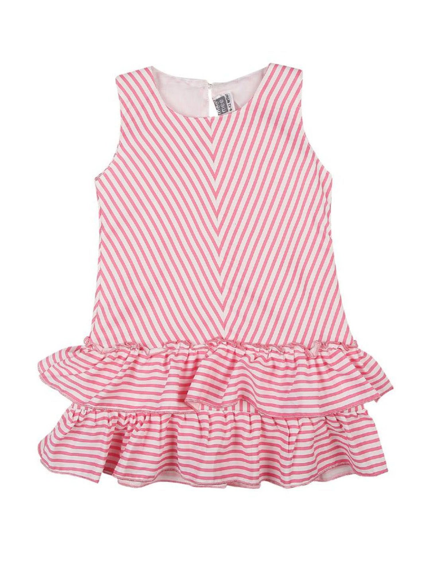 Mee Mee Kids Pink Striped Dress