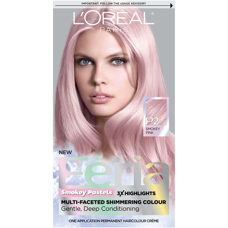 L'Oreal Paris Feria Smokey Pastels - P2 Smokey Pink - 6.8oz