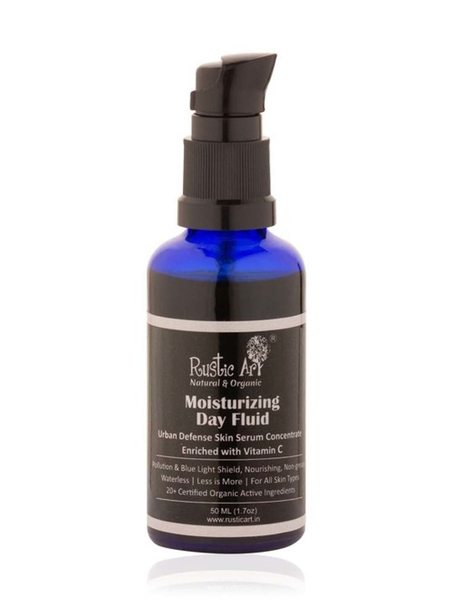 Rustic Art Organic Moisturizing Day Fluid - 50 ml