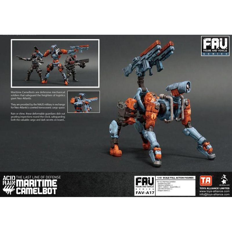 FAV-A17 Maritime Camelbot 1:18 Scale | Acid Rain Fav Action figures