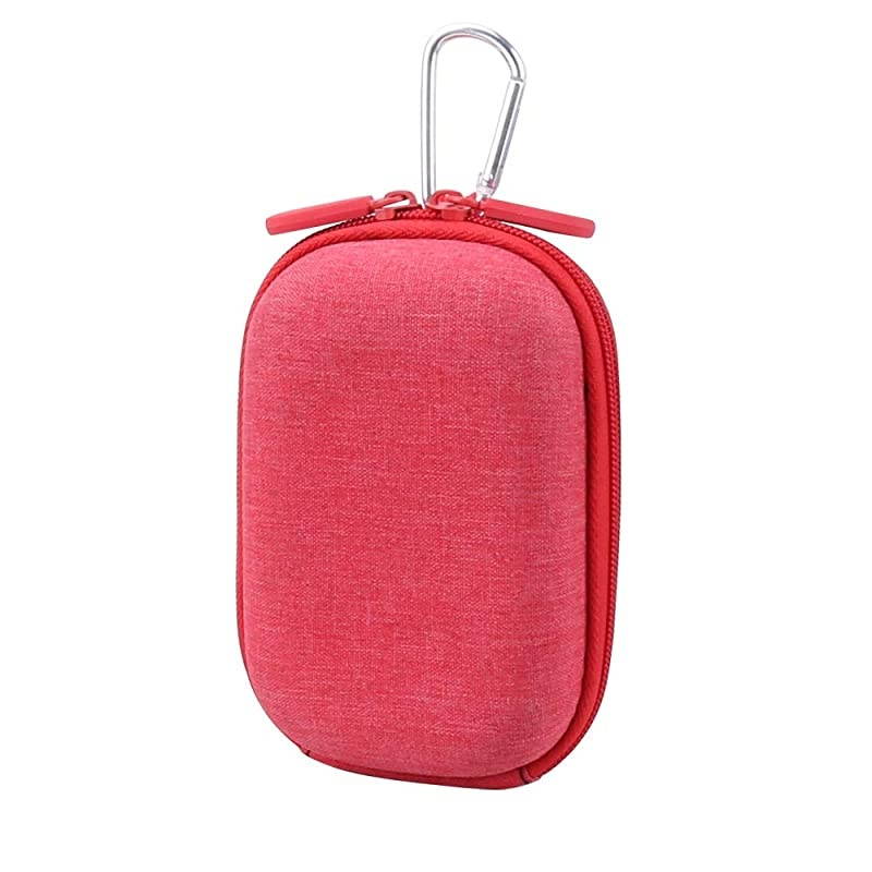 Hard Carrying Case for Canon PowerShot ELPH 180/190 Digital Camera (Carrying case, Red)