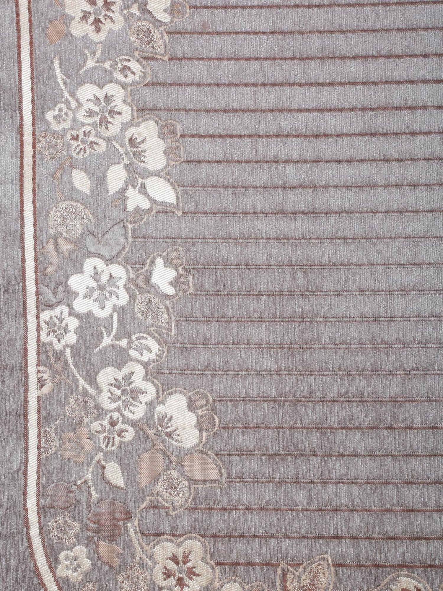 HOSTA HOMES Woven Grey 5 Seater Without Arm Rest Sofa Cover