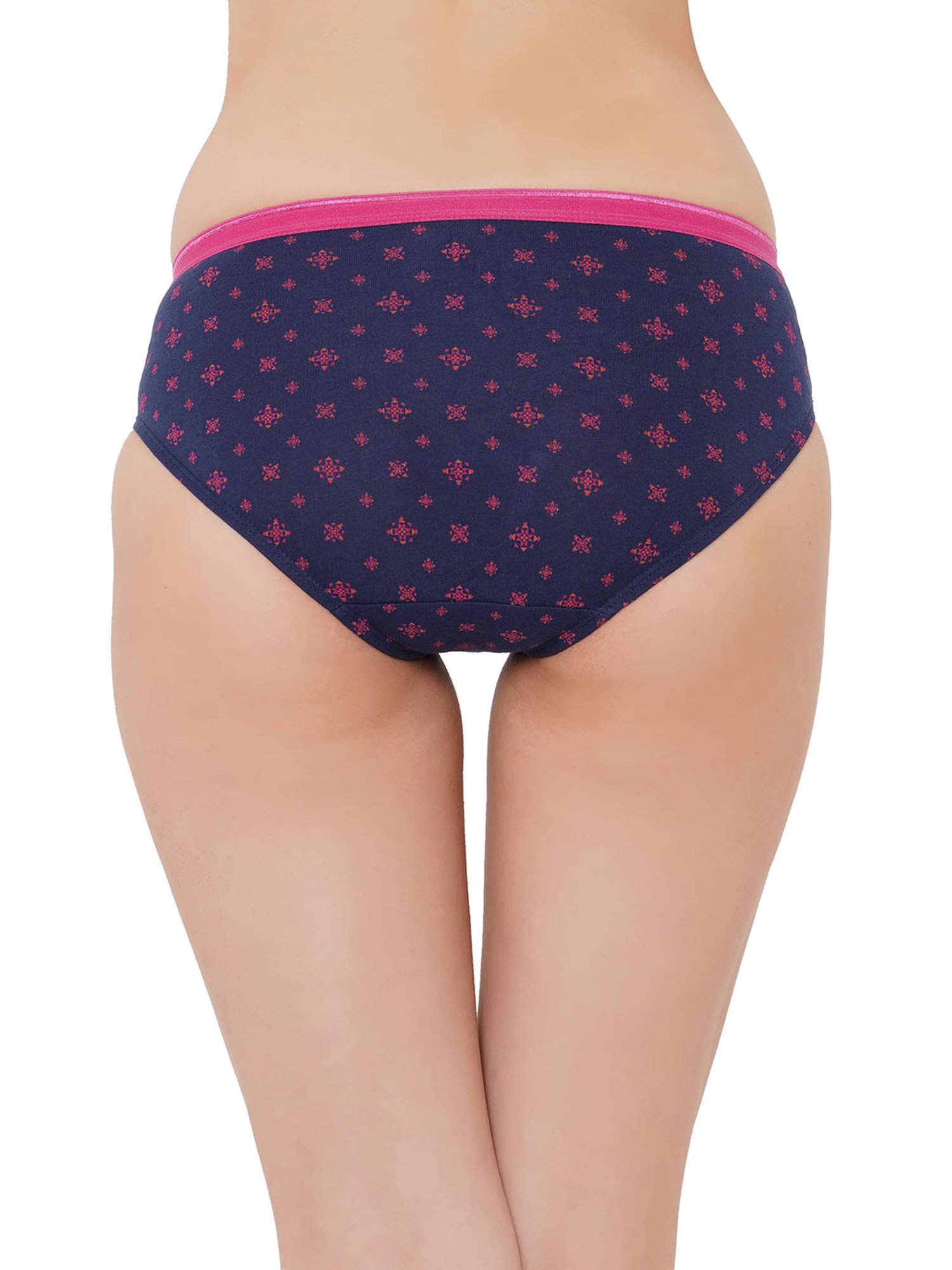 Soie Multicolor Printed Hipster Panty - (Pack Of 6)