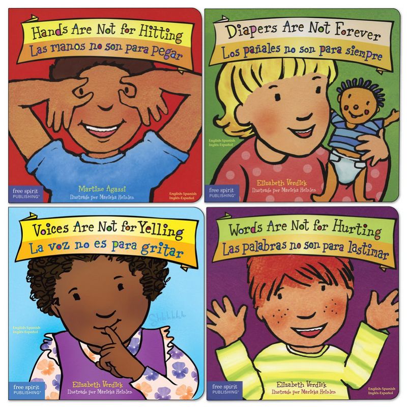 Free Spirit Publishing Bilingual Time for Growing Board Book Set  - Set of 4
