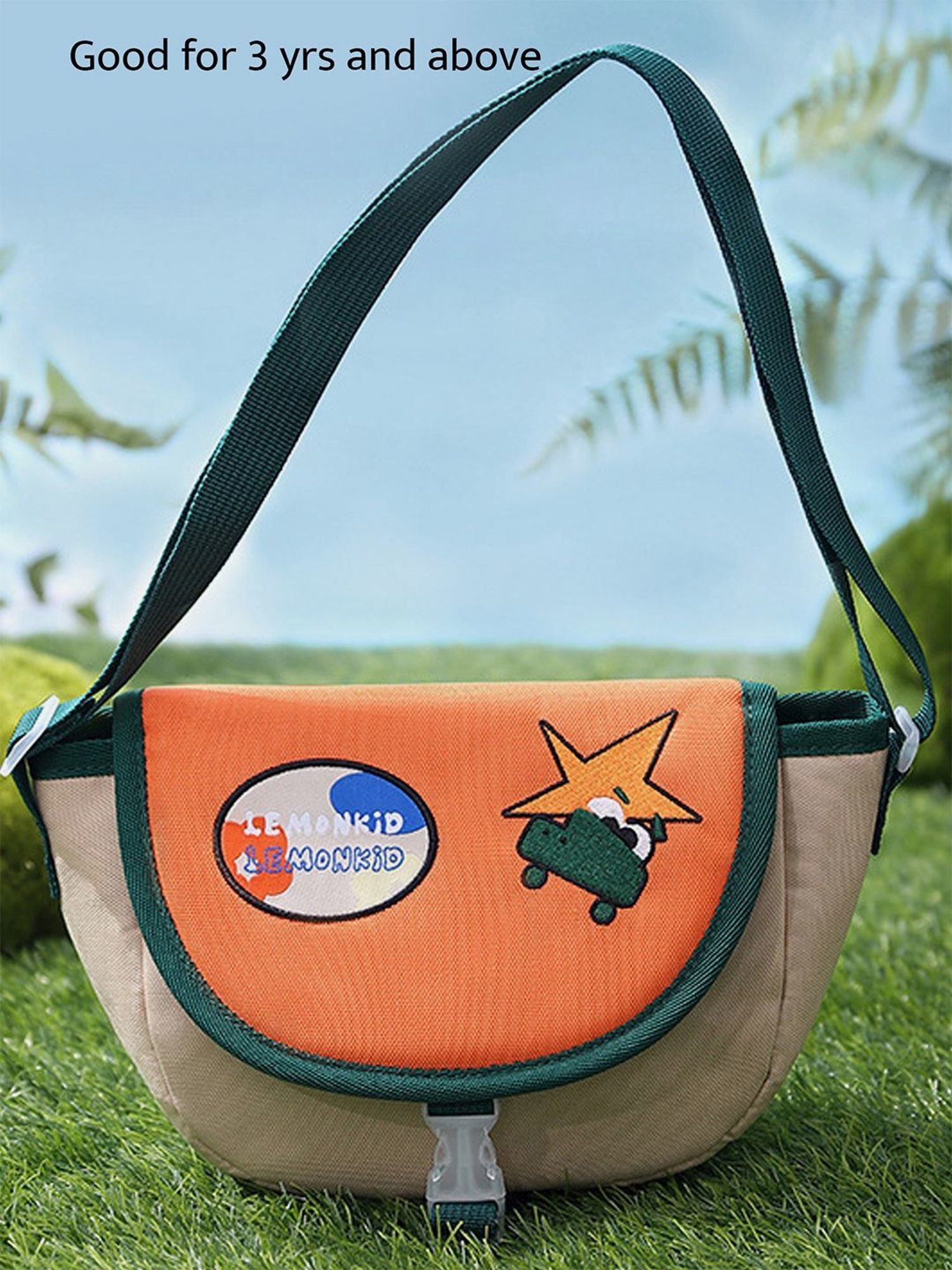 Little Surprise Box Orange Printed Small Handbag