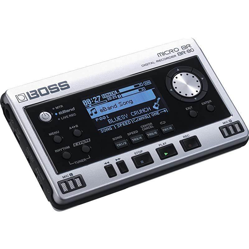 Micro BR Digital Recorder, Silver, (BR-80) (BR-80)