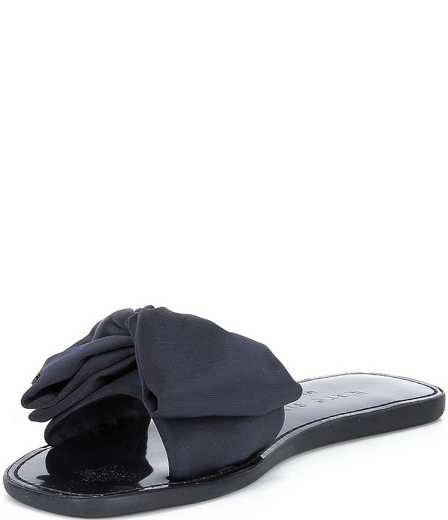 kate spade new york Bikini Fabric Bow Slides
