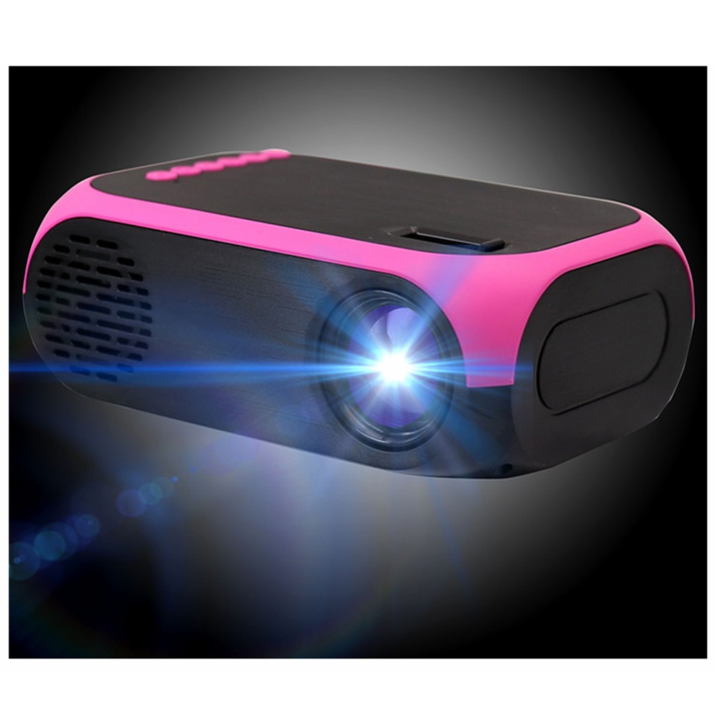 Projector For Smart Phone Projector With HDMI USB AV Home Theater Rose
