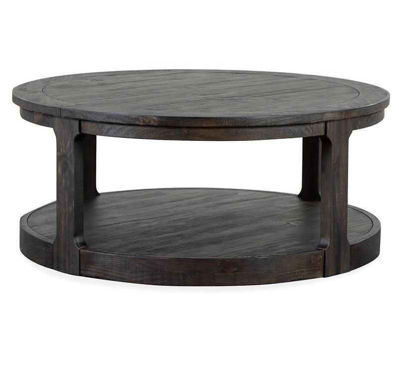 Magnussen T5263 Boswell Round Cocktail Table w/Casters