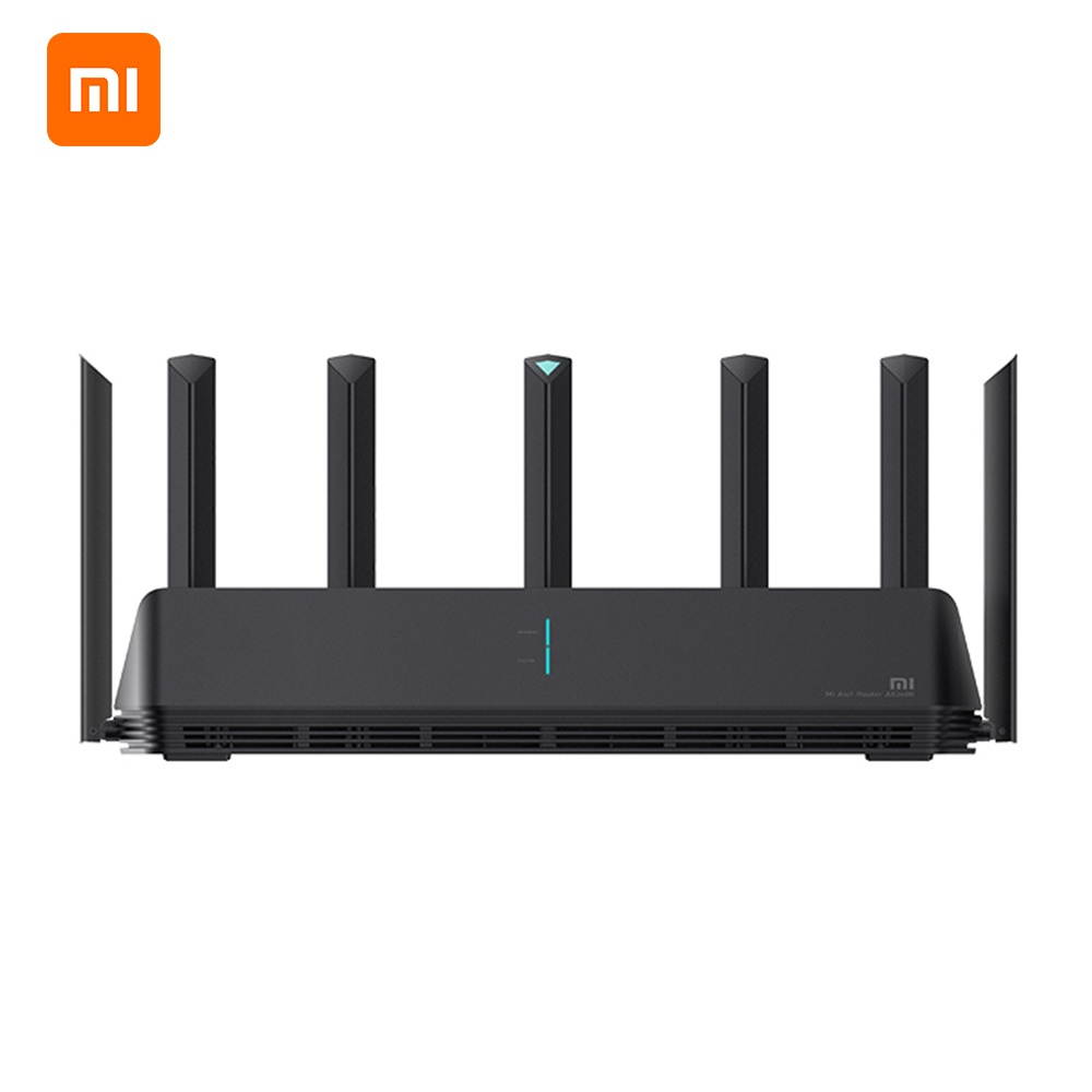 Xiaomi AIoT Router AX3600 Wi-Fi 6 2.4GHz 5GHz WiFi Repeater Three Gigabit MAX 2976Mbps 6 Antennas Qualcomm 6-core chip 512MB Network Extender APP Remote Control