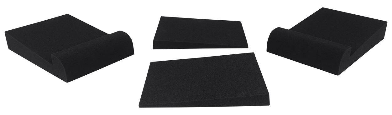 2 Rockville Foam Anti-Vibration Isolation Pads 4 Bookshelf Home Theater Speakers