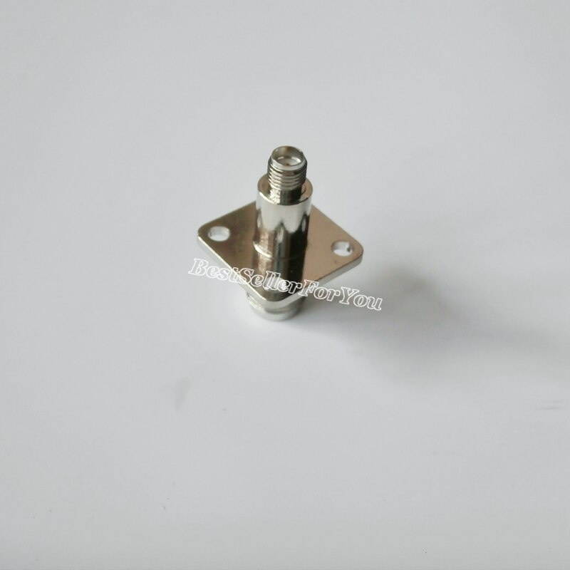 TNC female to SMA female jack flange panel mount connector F/F RF Adapter