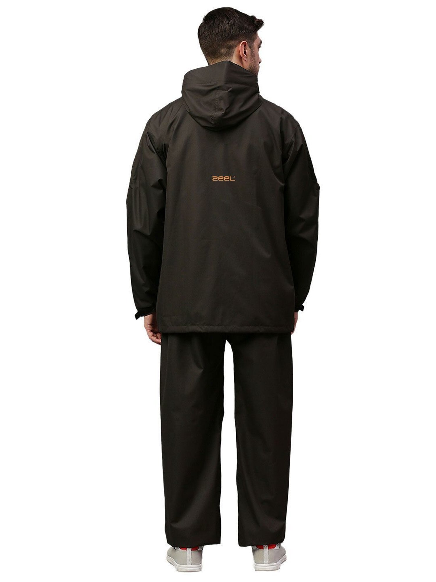 Zeel Olive Regular Fit Raincoat Set