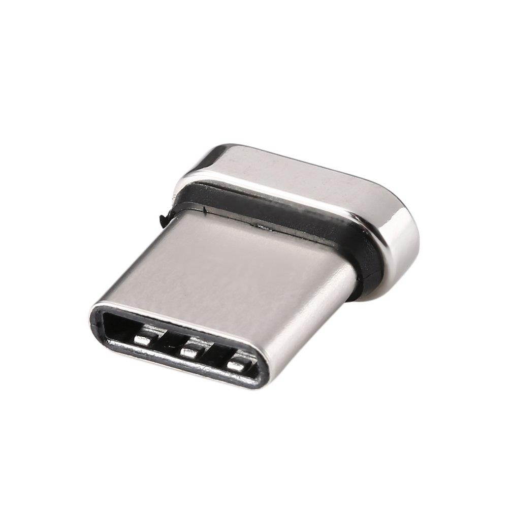 WSKEN Lite Black Data Line Metal Magnetic Cable Quick Charge Powerline Type C