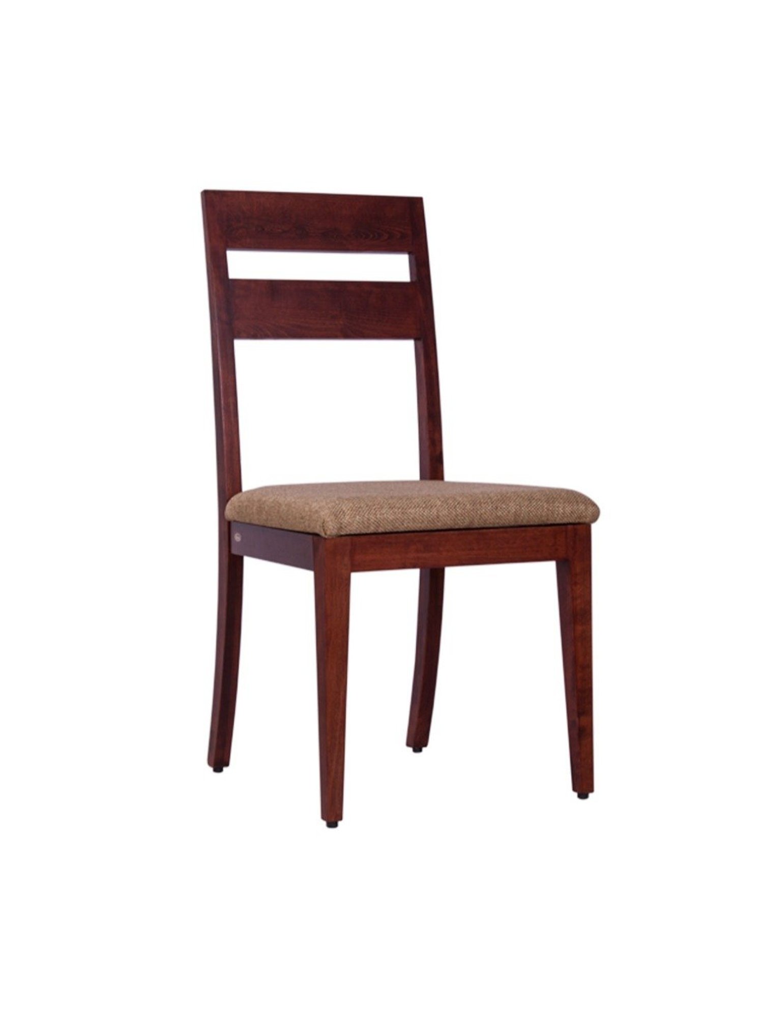 Durian Pearl Buff Beige Solid Wood & Fabric Dining Chair