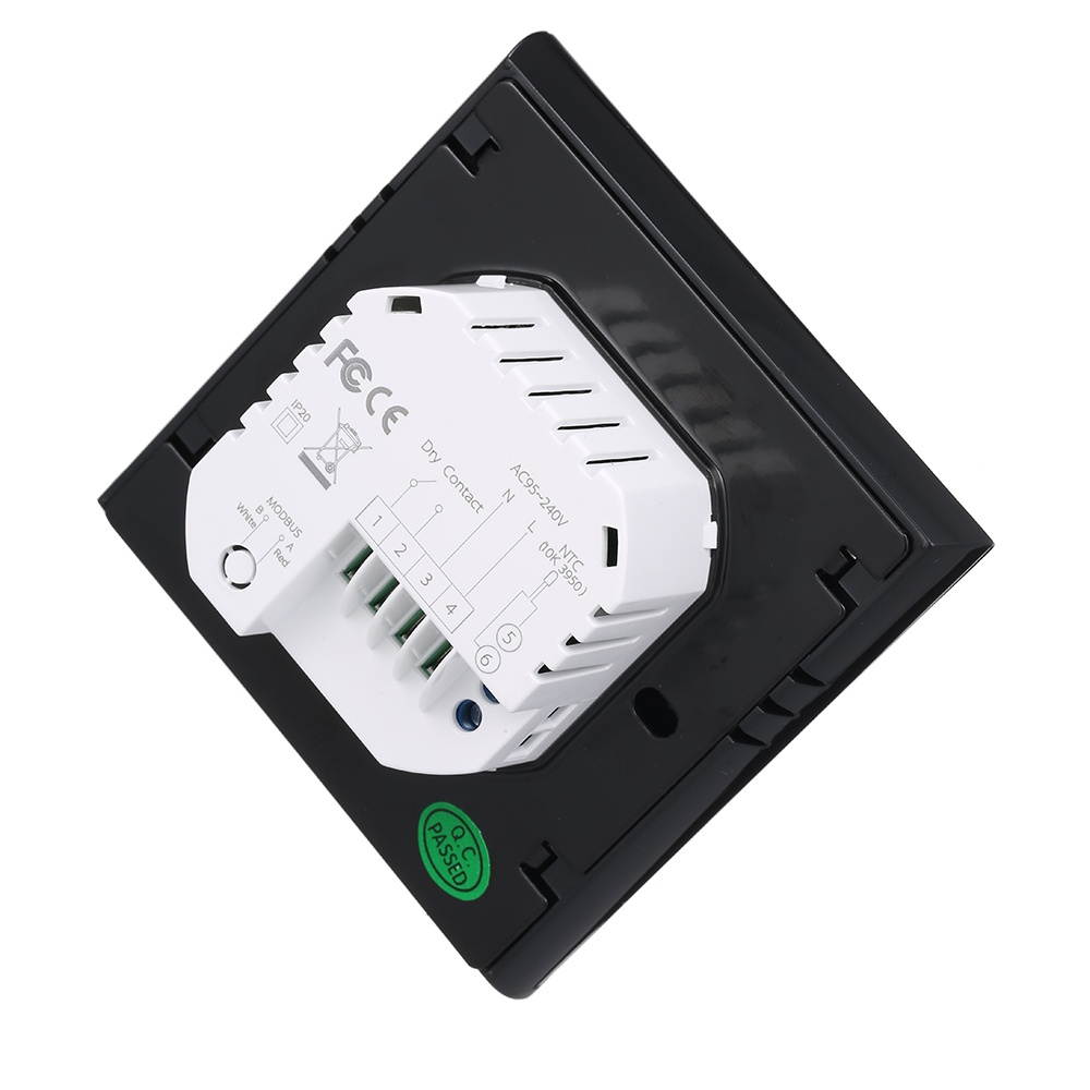 BTH-2000L-GCLW WiFi Smart Thermostat for Water/Gas Boiler Digital Temperature Controller Large LCD Display Touch Button Voice Control Compatible with Amazon Echo/Google Home/Tmall Genie/IFTTT 5A AC