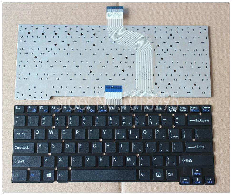 NEW US Laptop Keyboard FOR SONY VAIO SVT14 SVT13125CDS SVT131290S SVT13115FDS SVT131190S Keyboard  Black No Frame