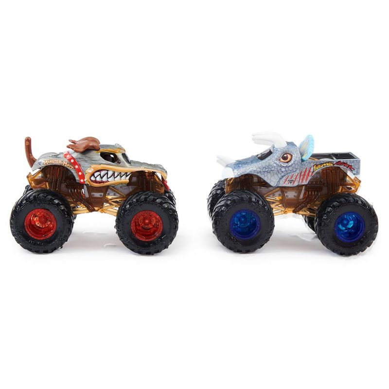 Monster Jam Jurassic Attack 1:64 Scale - 2pk