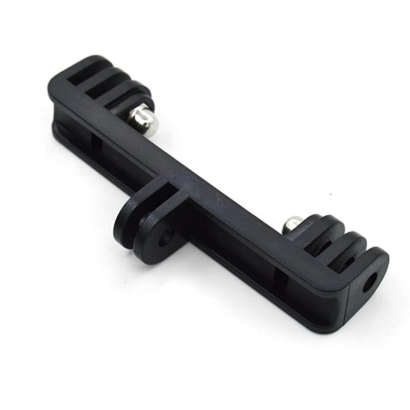 Dual Twin Mount Adapter for GoPro Hero 2 3 3+ 4 5 6 7 Compatible with Housing Handle Monopod Mount