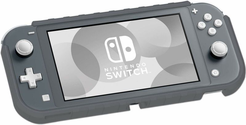 Hori Nintendo Switch Lite Hybrid System Armor TPU Case Officially Licensed by Nintendo - Gray