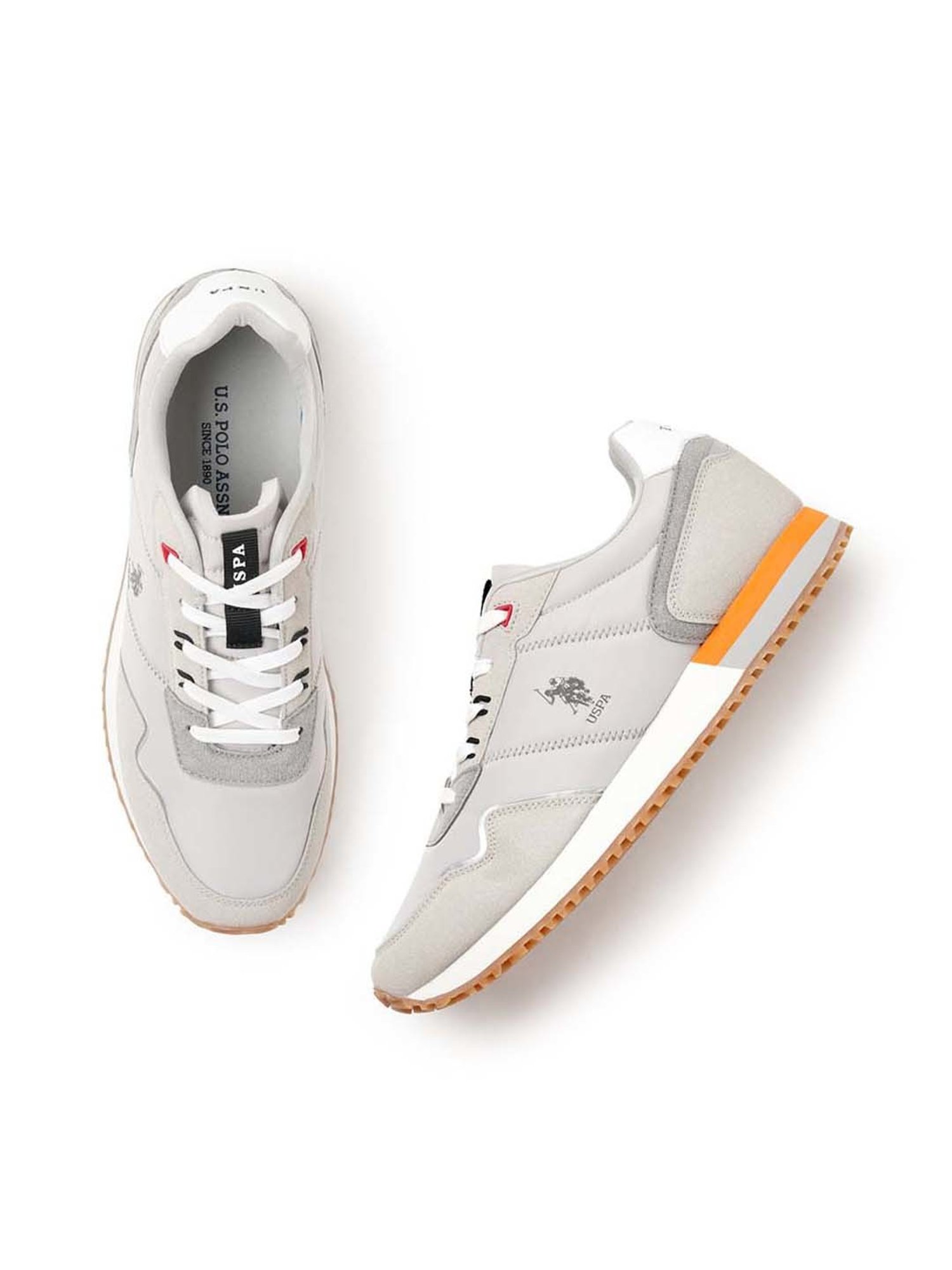 U.S. Polo Assn. Men's Grey Casual Sneakers